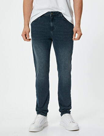 Slim Fit Kot Pantolon - Brad Jean