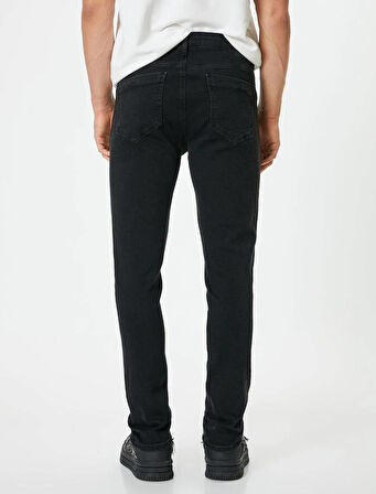4SAM40129ND Koton Erkek Jean Pantolon SİYAH