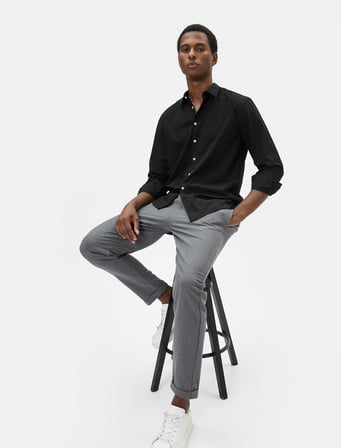 Klasik Gömlek Slim Fit Uzun Kollu Düğmeli