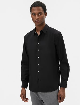 Klasik Gömlek Slim Fit Uzun Kollu Düğmeli
