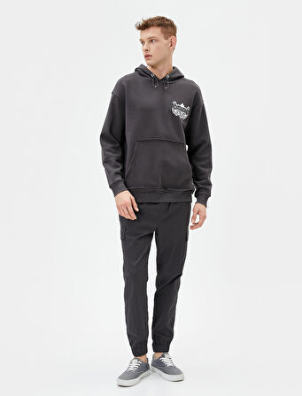 Harry Potter Oversize Kanguru Cepli Hoodie Lisanslı Baskılı 