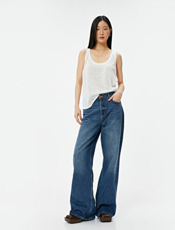 Askılı Atlet U Yaka Standart Kesim