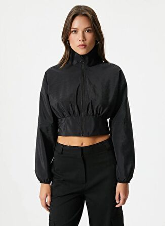 Koton Regular Fit Siyah Kadın Ceket 4SAK50014PW