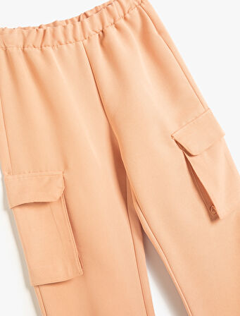 Jogger Kargo Pantolon Beli Lastikli Cepli