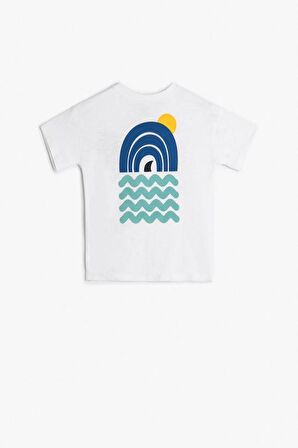 Koton Erkek Bebek Tişört Kısa Kollu Bisiklet Yaka Baskılı Pamuklu