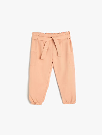 Kargo Jogger Pantolon Kuşak Detaylı Cepli