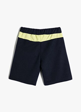 Koton Normal Bel Regular Fit Lacivert Erkek Çocuk  Şort 4SKB40125TK