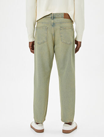 Loose Fit Yıkamalı Kot Pantolon - Steve Jean