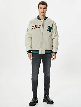 4WAM40394ND Trousers Koton Erkek Jean Pantolon SİYAH