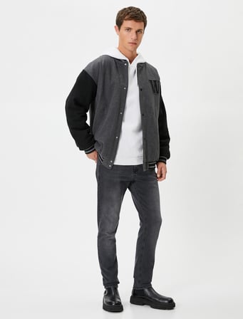 Slim Fit Kot Pantolon - Brad Jean