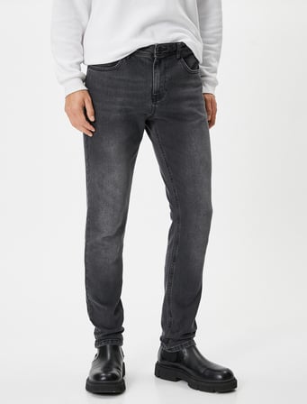 Slim Fit Kot Pantolon - Brad Jean