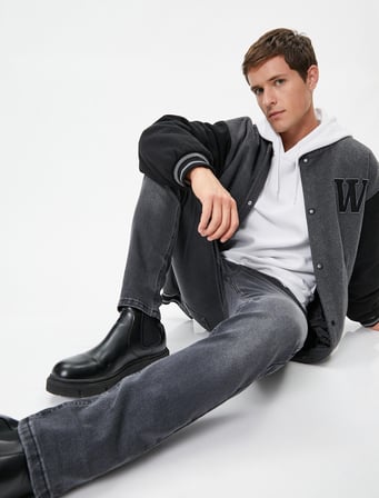 Slim Fit Kot Pantolon - Brad Jean