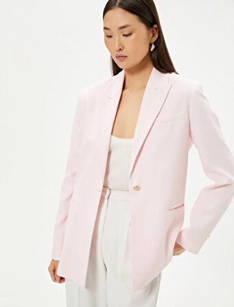 4SAK50017UW Koton Kadın Ceket PEMBE