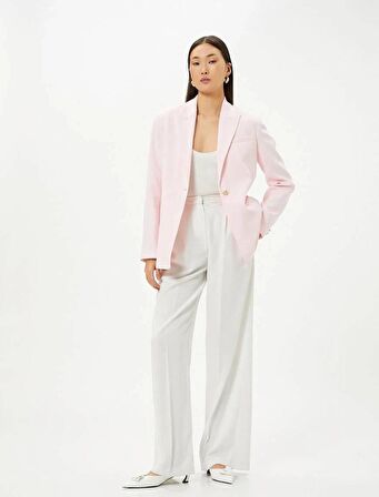 4SAK50017UW Koton Kadın Ceket PEMBE