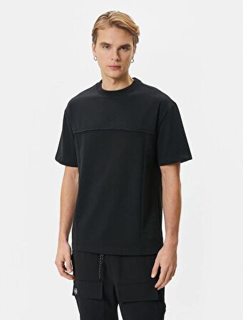 Koton Erkek T-shirt 4SAM10260HK SİYAH