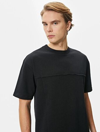 Koton Erkek T-shirt 4SAM10260HK SİYAH