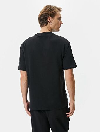 Koton Erkek T-shirt 4SAM10260HK SİYAH