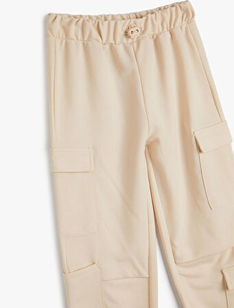 Paraşüt Pantolon Beli Bağlamalı Yan Cep Detaylı 