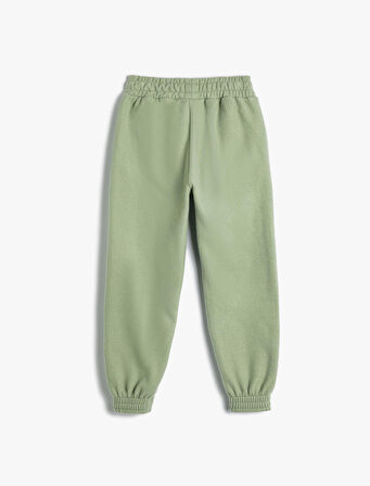 Polar Jogger Eşofman Altı Aplikeli Cepli Beli Lastikli