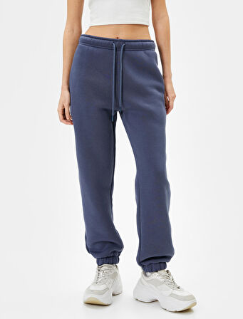 Jogger Eşofman Altı Beli Lastikli Bağcıklı Cep Detaylı