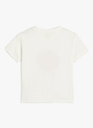 Koton Baskılı Ekru Erkek T-Shirt 4SMB10213TK