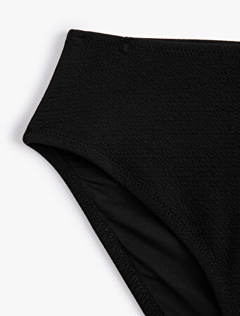 Yüksek Bel Bikini Altı Dokulu Basic