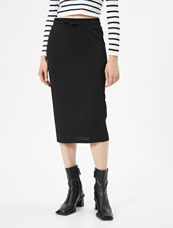 Midi Etek Beli Bağcıklı