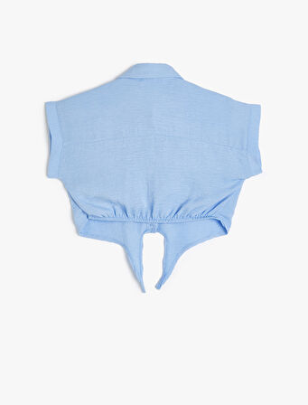 Gömlek Önden Bağlamalı Cepli