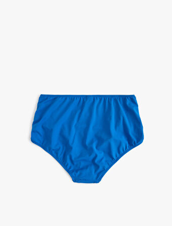 Yüksek Bel Bikini Altı Drapeli