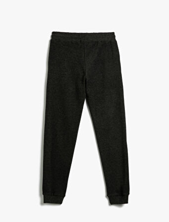 Jogger Eşofman Altı Beli Bağcıklı Cep Detaylı