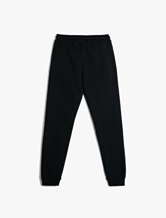 Basic Jogger Eşofman Altı Şardonlu Cepli Beli Bağlamalı