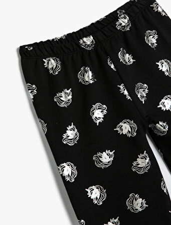 Unicorn Tayt Beli Lastikli Pamuklu