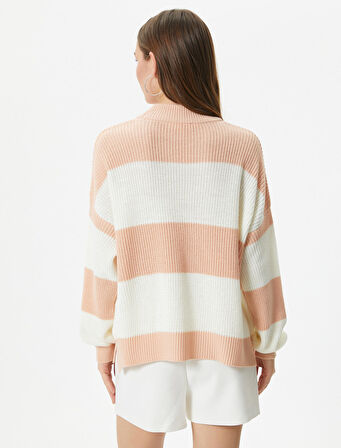 Triko Kazak Uzun Kollu Dik Yaka 