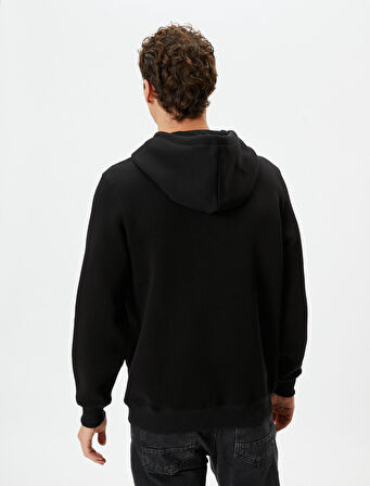 Cumhuriyet Nakışlı Kanguru Cepli Kapşonlu Sweatshirt 100.Yıla Özel