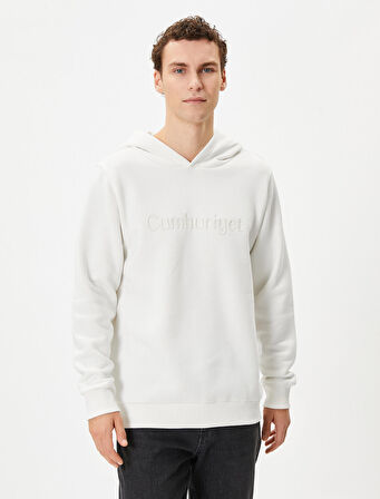 Cumhuriyet İşlemeli Kapşonlu Sweatshirt 100. Yıla Özel