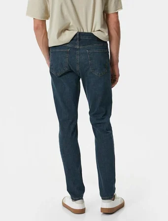 4SAM40159ND Koton Mıchael Erkek Jean Pantolon PETROL