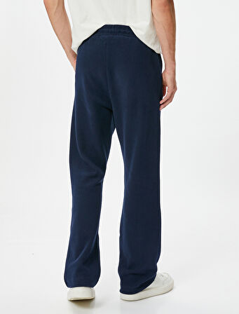 Oversize Eşofman Altı Beli Bağcıklı Bol Paça Cep Detaylı