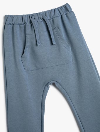 Basic Jogger Eşofman Altı Kanguru Cepli Beli Bağlamalı 