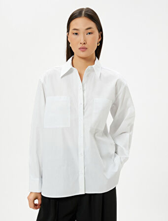 Klasik Gömlek Uzun Kollu Düğmeli Manşet Yaka Regular Fit