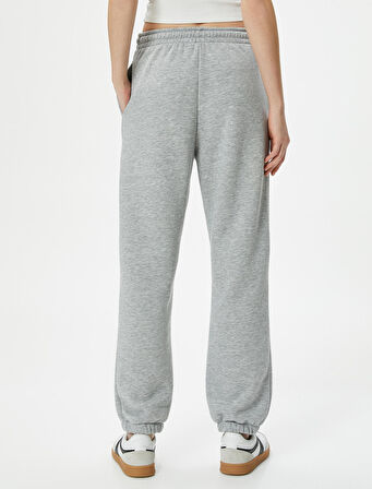 Jogger Eşofman Altı Bağcıklı Normal Bel 