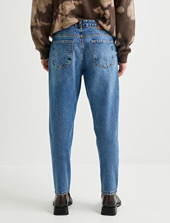 Loose Fit Bol Kot Pantolon Cepli Pamuklu Standart Bel - Steve Jean