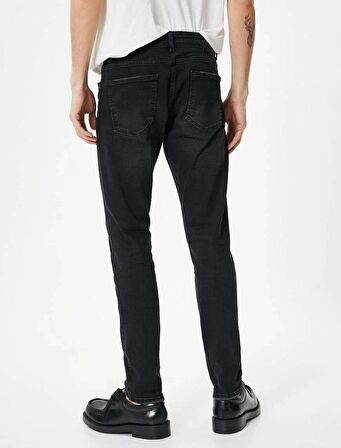 4SAM40239ND Koton Erkek Jean Pantolon SİYAH
