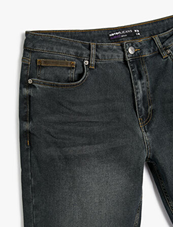 Slim Fit Kot Pantolon - Brad Jean