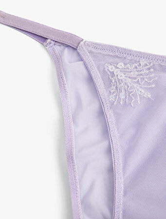Brief Külot Dantelli Normal Bel