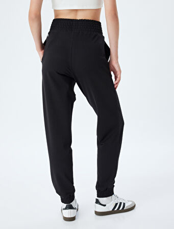 Yüksek Bel Cepli Rahat Kesim Jogger Eşofman Altı
