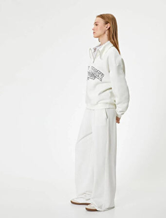 5WAL10061IK Koton Kadın Sweat EKRU