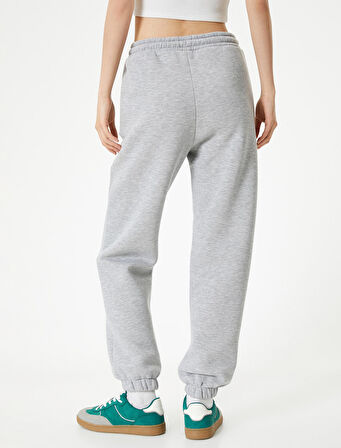 Jogger Eşofman Altı Beli Bağlamalı Cepli