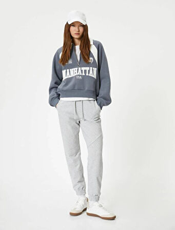 5WAL40007IK Koton Kadın Eşofman Alt ANTRASİT