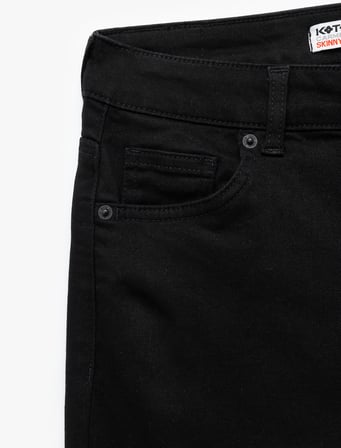 Yüksek Bel Dar Kesim Dar Paça Toparlayıcı Jean Pantolon - Skinny Push Up Fit Jean