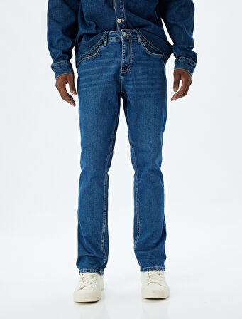 Straight Fit Kot Pantolon - Mark Jean